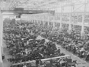 Interior of the Rouge Tool & Die works, 1944