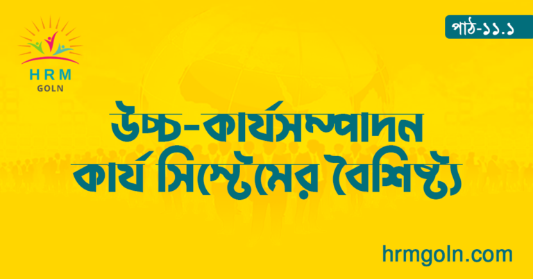 উচ্চ কার্যসম্পাদন কার্য সিস্টেমের বৈশিষ্ট্য