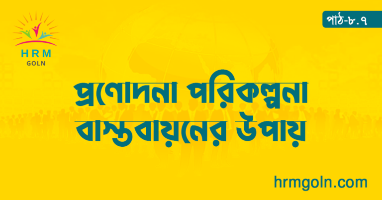 প্রণোদনা পরিকল্পনা বাস্তবায়নের উপায়