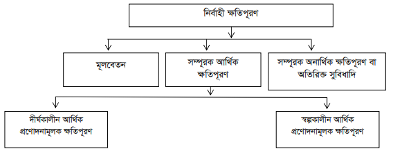 নির্বাহী বা ব্যবস্থাপকদের ক্ষতিপূরণর পরিকল্পনা উপাদানসমূহ