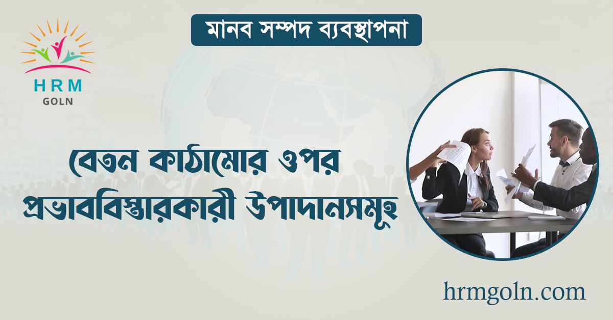 বেতন কাঠামোর ওপর প্রভাববিস্তারকারী উপাদানসমূহ